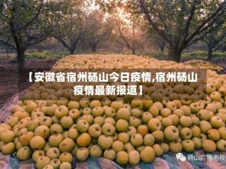 【安徽省宿州砀山今日疫情,宿州砀山疫情最新报道】