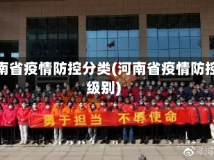 河南省疫情防控分类(河南省疫情防控级别)
