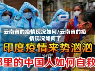 云南省的疫情现况如何/云南省的疫情现况如何了