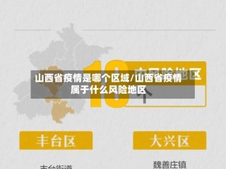 山西省疫情是哪个区域/山西省疫情属于什么风险地区