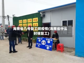 海南省几号复工啊疫情(海南省什么时候复工)