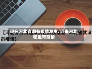 现在河北省哪有疫情发生/近来河北哪里有疫情