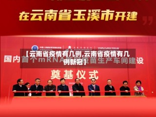 【云南省疫情有几例,云南省疫情有几例新冠】