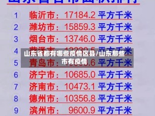 山东省都有哪些疫情区县/山东那些市有疫情