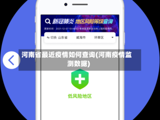 河南省最近疫情如何查询(河南疫情监测数据)
