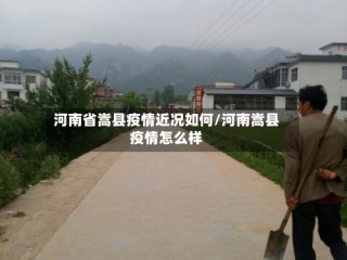 河南省嵩县疫情近况如何/河南嵩县疫情怎么样