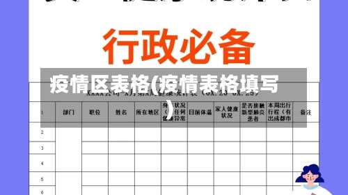疫情区表格(疫情表格填写)