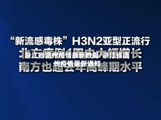 浙江省温州疫情最新数据/浙江省温州疫情最新通知