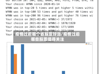 疫情过后哪个省股票好涨/疫情过后哪些股票值得关注