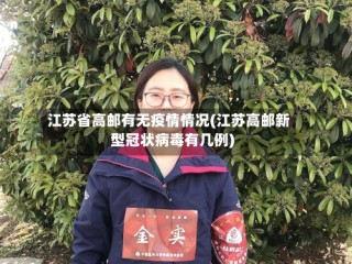 江苏省高邮有无疫情情况(江苏高邮新型冠状病毒有几例)