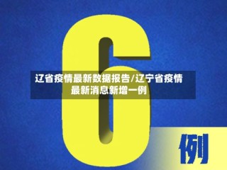 辽省疫情最新数据报告/辽宁省疫情最新消息新增一例