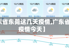 【广东省东莞这几天疫情,广东省东莞疫情今天】