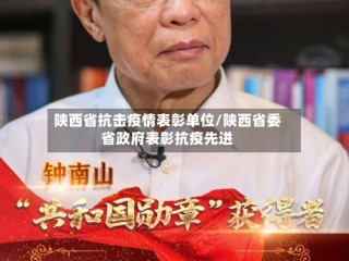 陕西省抗击疫情表彰单位/陕西省委省政府表彰抗疫先进