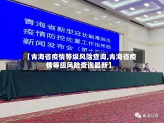 【青海省疫情等级风险查询,青海省疫情等级风险查询最新】