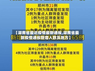 【湖南省最近疫情最新通报,湖南省最新疫情通报新增人数及地方】