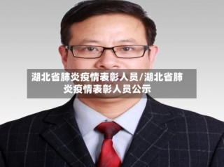 湖北省肺炎疫情表彰人员/湖北省肺炎疫情表彰人员公示