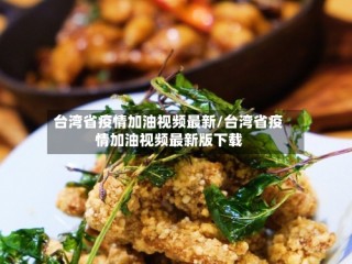台湾省疫情加油视频最新/台湾省疫情加油视频最新版下载