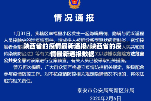 陕西省的疫情最新通报/陕西省的疫情最新通报数据