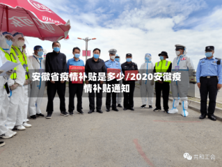 安徽省疫情补贴是多少/2020安徽疫情补贴通知