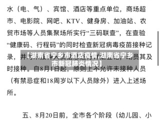 【湖南省宁乡市酒店疫情,湖南省宁乡市新冠肺炎情况】