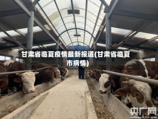 甘肃省临夏疫情最新报道(甘肃省临夏市病情)