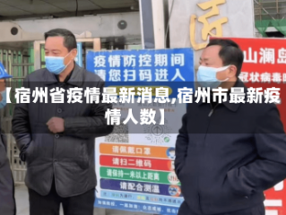 【宿州省疫情最新消息,宿州市最新疫情人数】
