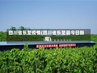 四川省乐至疫情(四川省乐至县今日新闻)