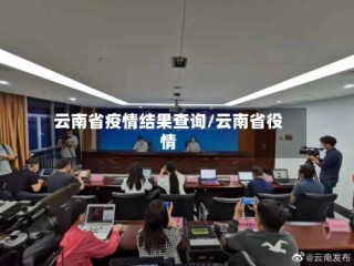 云南省疫情结果查询/云南省役情