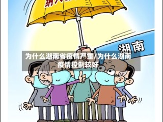 为什么湖南省疫情严重/为什么湖南疫情控制较好