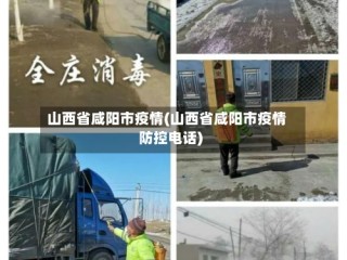 山西省咸阳市疫情(山西省咸阳市疫情防控电话)