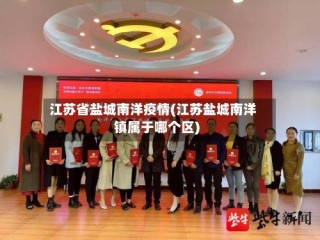 江苏省盐城南洋疫情(江苏盐城南洋镇属于哪个区)