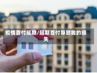 疫情首付延期/延期首付导致我的损失