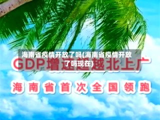海南省疫情开放了吗(海南省疫情开放了吗现在)