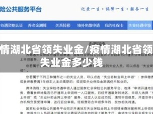 疫情湖北省领失业金/疫情湖北省领失业金多少钱