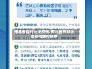 河北省应对此次疫情/河北省应对此次疫情防控措施