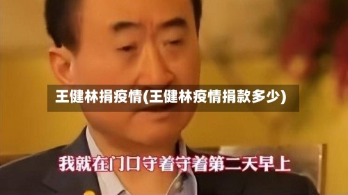 王健林捐疫情(王健林疫情捐款多少)