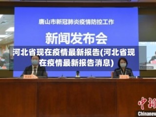 河北省现在疫情最新报告(河北省现在疫情最新报告消息)