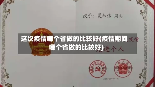 这次疫情哪个省做的比较好(疫情期间哪个省做的比较好)