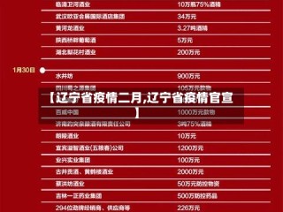 【辽宁省疫情二月,辽宁省疫情官宣】