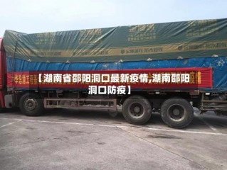 【湖南省邵阳洞口最新疫情,湖南邵阳洞口防疫】