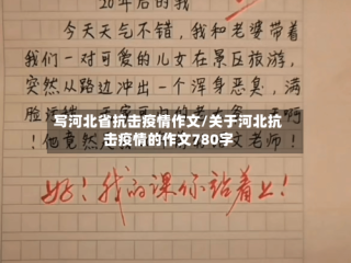 写河北省抗击疫情作文/关于河北抗击疫情的作文780字