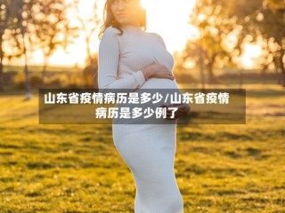 山东省疫情病历是多少/山东省疫情病历是多少例了