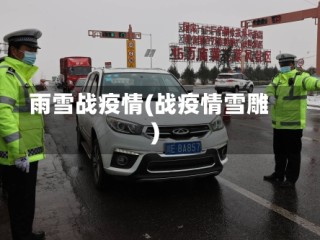 雨雪战疫情(战疫情雪雕)