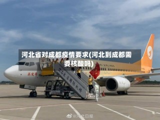 河北省对成都疫情要求(河北到成都需要核酸吗)