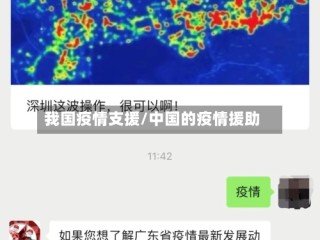 我国疫情支援/中国的疫情援助