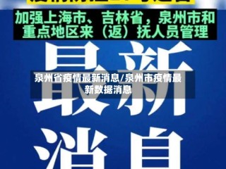 泉州省疫情最新消息/泉州市疫情最新数据消息