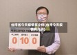 台湾省今天疫情多少例(台湾今天疫情有几例)