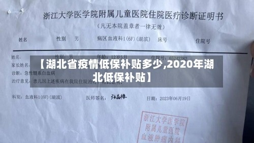 【湖北省疫情低保补贴多少,2020年湖北低保补贴】