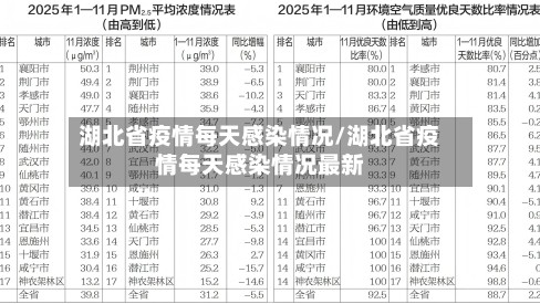 湖北省疫情每天感染情况/湖北省疫情每天感染情况最新