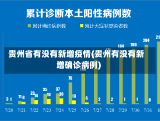 贵州省有没有新增疫情(贵州有没有新增确诊病例)